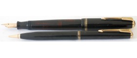 PA2857 Parker Vacumatic Junior Fountain Pen and Pencil Set.  (Medium)