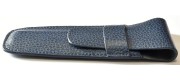 AC631 Blue Leather 2-Pen Case AC631 Blue Leather 2-Pen Case