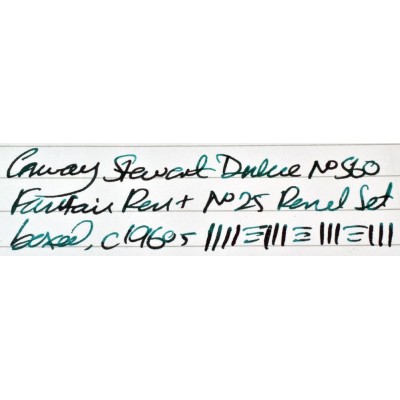 CS1139 Conway Stewart Dinkie No. 560 Fountain Pen and No. 25 Pencil Set, boxed (Soft Fine)