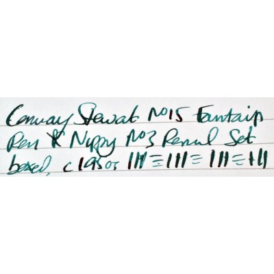 CS1159 Conway Stewart No. 15 Fountain Pen and Nippy No. 3 Pencil Set, boxed. (Medium Stub)
