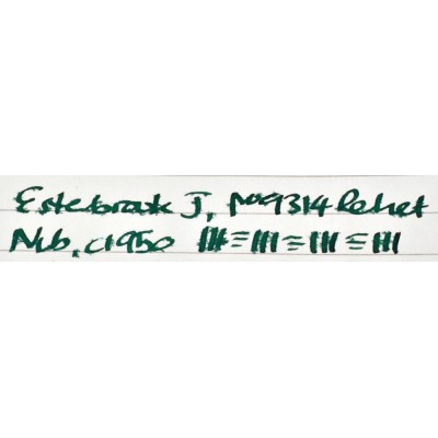 ES385 Esterbrook J, No. 9514M Relief Medium nib. (Medium Oblique Stub) ES385 Esterbrook J, No. 9514M Relief Medium nib. (Medium Oblique Stub)