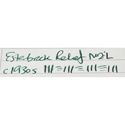 ES390 Esterbrook Relief No. 2-L. (Medium Oblique) ES390 Esterbrook Relief No. 2-L. (Medium Oblique)