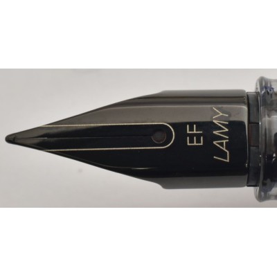 LM085 Lamy LX Fountain Pen, Palladium, boxed. (Extra Fine)