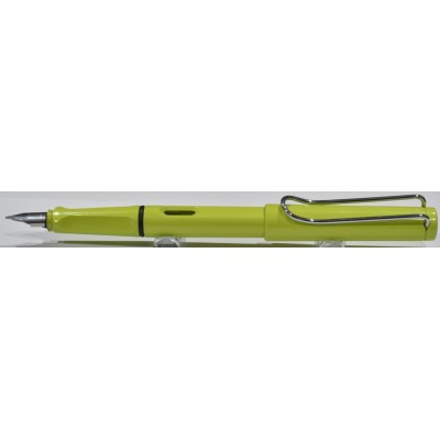 LM114 Lamy Safari Fountain Pen, Neon Green Special Edition. (1.1mm Stub Italic)