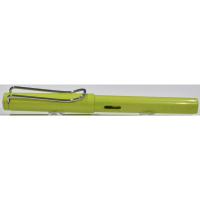 LM114 Lamy Safari Fountain Pen, Neon Green Special Edition. (1.1mm Stub Italic)