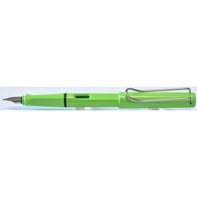 LM121 Lamy Safari Fountain Pen, Green. (Medium)