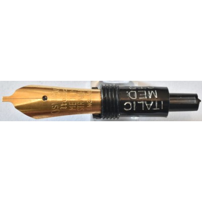 OS071 Osmiroid Interchangeable Nib Unit, Italic Medium Straight