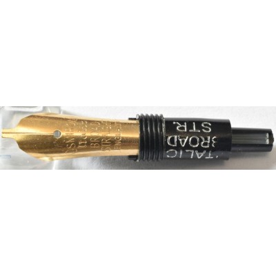 OS079 Osmiroid Interchangeable Nib Unit, Broad Italic Straight.
