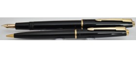 PA3234 Parker Slimfold Fountain Pen and Pencil Set, boxed.  (Semi-Flexible Medium)