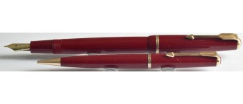 PA3699 Parker Duofold Junior Fountain Pen And No. 3 Pencil Set, boxed (Medium).