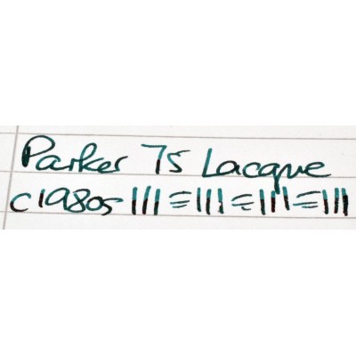 PA3713 Parker 75 Black Lacque  (Medium)