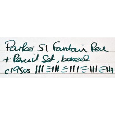 PA3728 Parker 51 Aerometric Fountain Pen and Pencil Set, boxed (Medium)