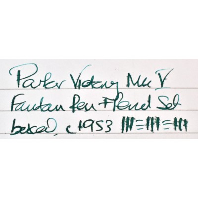 PA3743 Parker Victory Mk. V Fountain Pen And Pencil Set, boxed (Semi-Flexible Fine).