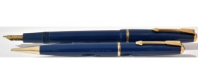 PA3774 Parker Slimfold Fountain Pen and Pencil Set, boxed.  (Stub)
