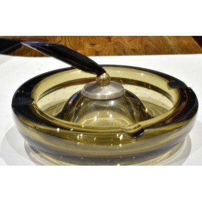 PA3776 Parker 51 Aerometric Whitefriars Glass Desk Set (Medium)