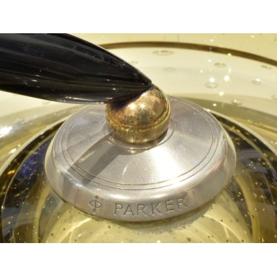 PA3776 Parker 51 Aerometric Whitefriars Glass Desk Set (Medium)