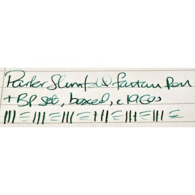 PA3815 Parker Slimfold Fountain Pen and Ballpoint Set, boxed.  (Soft Extra Fine)