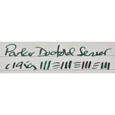 PA3821 Parker Duofold Senior. (Soft Broad Oblique)