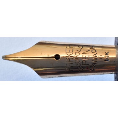 PA3825 Parker Duofold Junior, Streamlined.  (Semi-Flexible Fine)