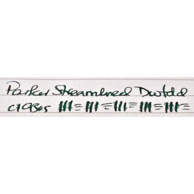 PA3825 Parker Duofold Junior, Streamlined.  (Semi-Flexible Fine)