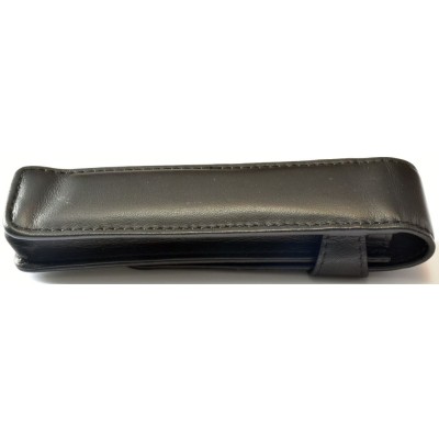 PE141Pelikan Black Leather Pen Case for 2 Pens