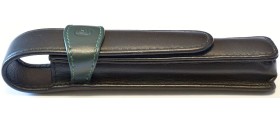 PE150 Pelikan Green/Black Leather Pen Case for 1 Pen PE150 Pelikan Green/Black Leather Pen Case for 1 Pen