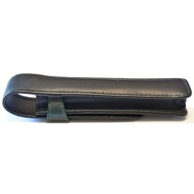 PE150 Pelikan Green/Black Leather Pen Case for 1 Pen PE150 Pelikan Green/Black Leather Pen Case for 1 Pen