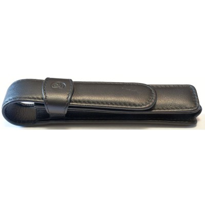 PE151 Pelikan Black Leather Pen Case for 1 Pen