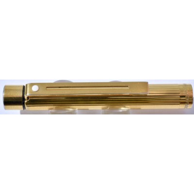 SH1923 Targa by Sheaffer No. 1005S Fluted Gold Plate.  (Broad)