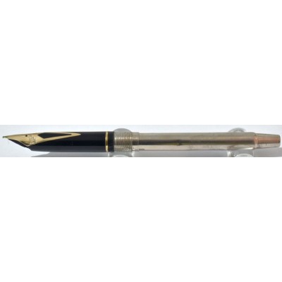 SH1923 Targa by Sheaffer No. 1005S Fluted Gold Plate.  (Broad)