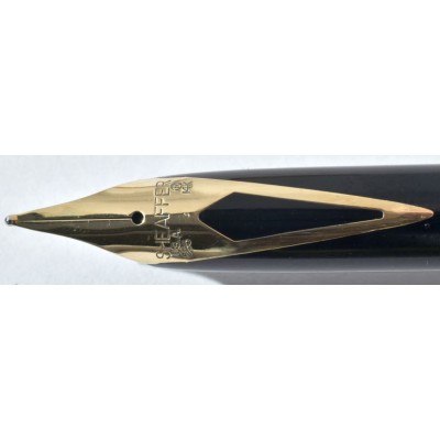 SH1923 Targa by Sheaffer No. 1005S Fluted Gold Plate.  (Broad)