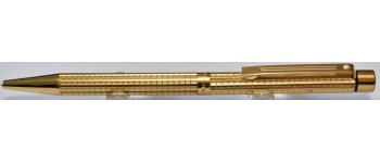 SH1938 Targa by Sheaffer No. 1007 Geometric Gold Plate Ballpoint, boxed