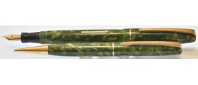 SW843 Blackbird Self-Filler Fountain pen and Fyne-Poynt pencil Set, boxed.  (Soft Extra Fine).