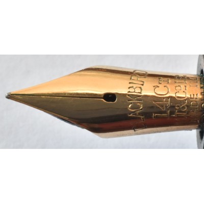 SW843 Blackbird Self-Filler Fountain pen and Fyne-Poynt pencil Set, boxed.  (Soft Extra Fine).