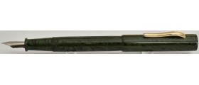 VN013 Varuna Rajan Cartridge/Converter/Eyedropper Fountain Pen, Green Ripple  (Kanwrite Flexi Nib - Semi-Flexible Fine)