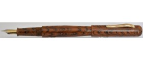 VN032 Varuna Vishal Cartridge/Converter/Eyedropper Fountain Pen, Brown Ripple (Kanwrite Flexi Nib - Semi-Flexible Fine) VN032 Varuna Vishal Cartridge/Converter/Eyedropper Fountain Pen, Brown Ripple (Kanwrite Flexi Nib - Semi-Flexible Fine)
