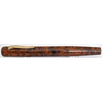 VN032 Varuna Vishal Cartridge/Converter/Eyedropper Fountain Pen, Brown Ripple (Kanwrite Flexi Nib - Semi-Flexible Fine) VN032 Varuna Vishal Cartridge/Converter/Eyedropper Fountain Pen, Brown Ripple (Kanwrite Flexi Nib - Semi-Flexible Fine)