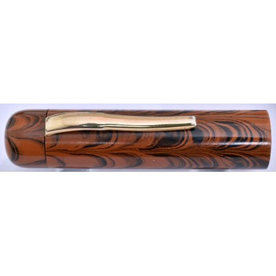 VN032 Varuna Vishal Cartridge/Converter/Eyedropper Fountain Pen, Brown Ripple (Kanwrite Flexi Nib - Semi-Flexible Fine) VN032 Varuna Vishal Cartridge/Converter/Eyedropper Fountain Pen, Brown Ripple (Kanwrite Flexi Nib - Semi-Flexible Fine)