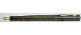 VN023 Varuna Rajan Cartridge/Converter/Eyedropper Fountain Pen, Green Ripple  (Kanwrite Flexi Nib - Semi-Flexible Fine)