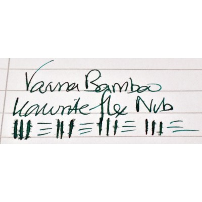 VN025 Varuna Bamboo Cartridge/Converter/Eyedropper Fountain Pen, Brown Ripple (Kanwrite Flexi Nib - Semi-Flexible Fine) VN025 Varuna Bamboo Cartridge/Converter/Eyedropper Fountain Pen, Brown Ripple (Kanwrite Flexi Nib - Semi-Flexible Fine)