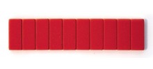 Blackwing Pencil Erasers, Red, per stick of 10