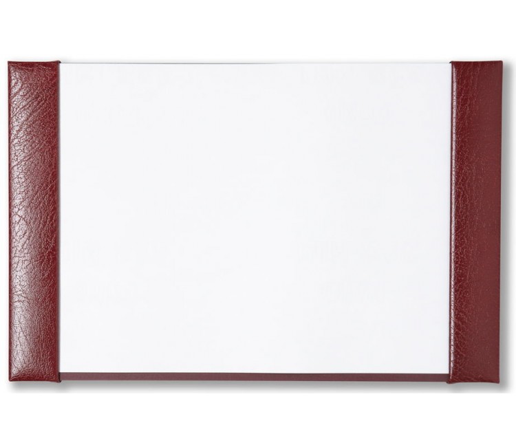 Cathian Leather Half Demy Sized Desk Blotter, Military Style