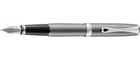 diplomat platin venezia fountain pen matt chrome a2 pens