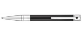 S. T. Dupont D-Initial Ballpoint, 265200, Black and Chrome