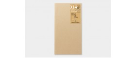 Traveler's Company (Midori) Notebook Refill, Standard Size, 014 Kraft Paper Notebook