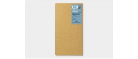 Traveler's Company (Midori) Notebook Refill, Standard Size, 020 Kraft Paper Folder