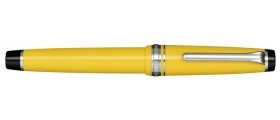 Sailor Professional Gear Fountain Pen, Yellow with Silver Accents